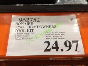 Costco-962752-Bonaire-125PC-Homeowners-Tool-Kit-tag