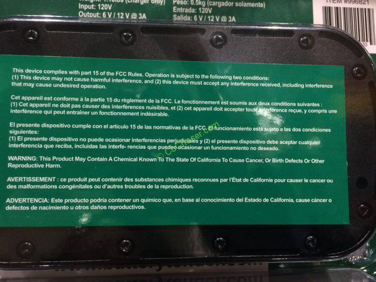 Costco-996821-Battery-Tender-3-AMP-Battery-Charge-Maintaine-inf