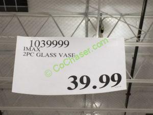costco-1039999-Imax-2PC-Glass-Vase-tag