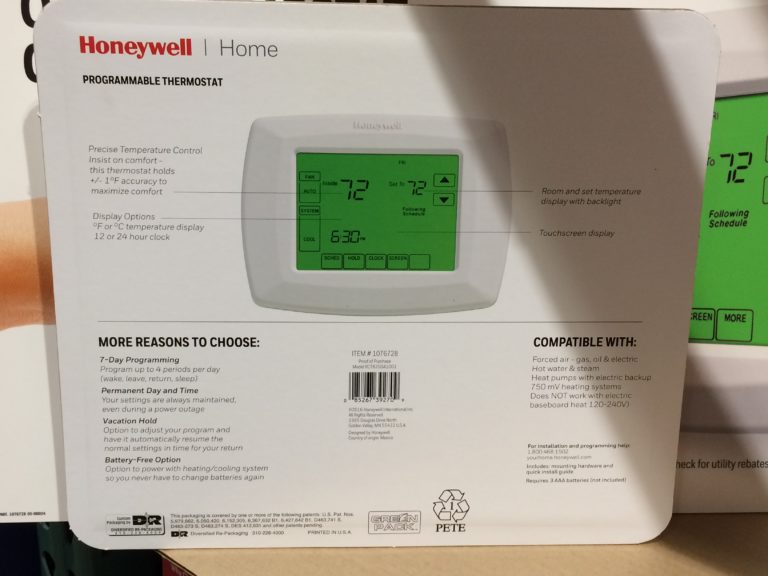 costco1076728Honeywell7DayProgrammableTouchscreenThermostatback