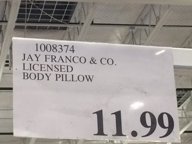 Costco1008374JayFranco0CoLicensedBodyPillowtag CostcoChaser
