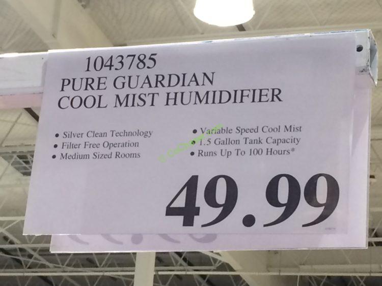 Costco1043785PureGuardianCoolMistHumidifiertag CostcoChaser