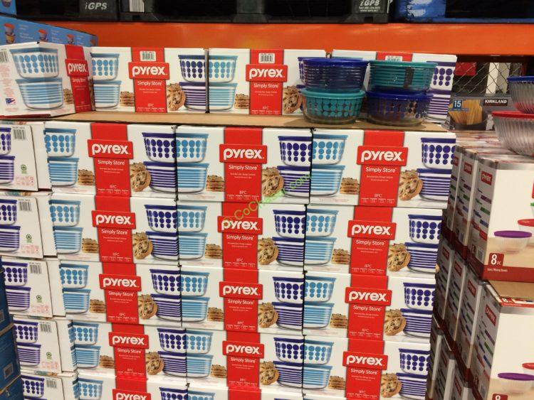 Costco1049123Pyrex8PCDecorativeGlassFoodStorageSetall CostcoChaser