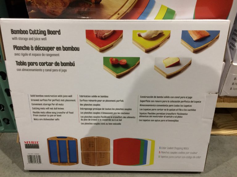 Costco1059638SevilleClassicsBambooCuttingBoardwithMatsback CostcoChaser
