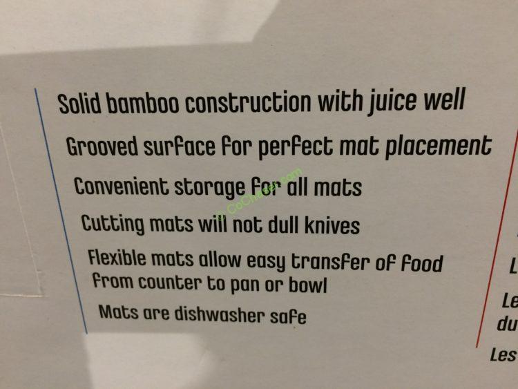 Costco1059638SevilleClassicsBambooCuttingBoardwithMatsinf