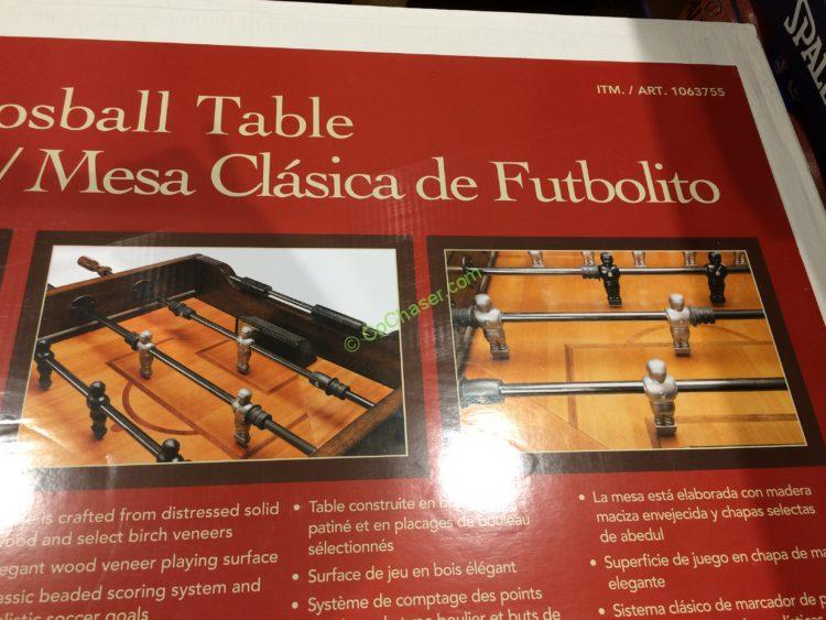 Costco1063755VintageFoosballTablepart CostcoChaser