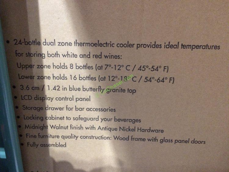 Tresanti Wine with 24 Bottle Cooler CostcoChaser