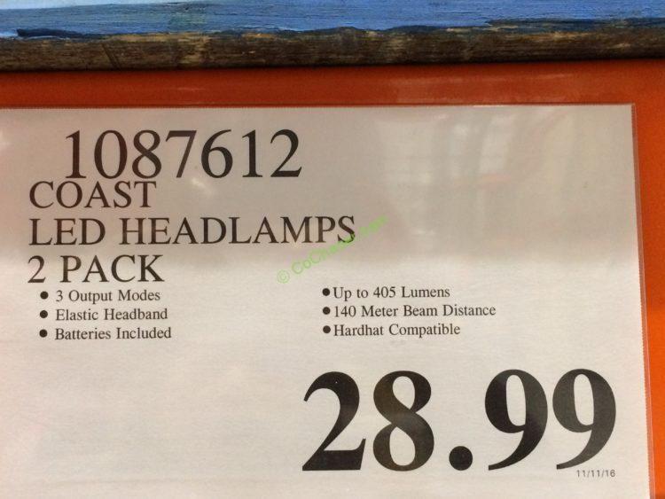 Coast LED Headlamps 2pack CostcoChaser