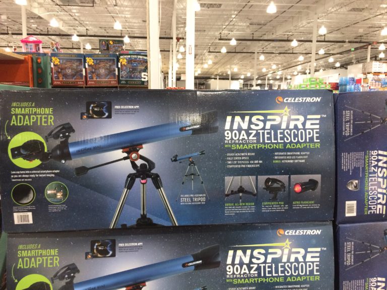 Costco1089293CelestronInspire90AZTelescopebox CostcoChaser