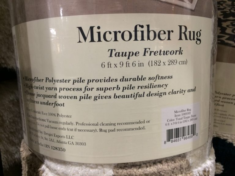 Mineral Springs Microfiber Area Rug 6’ X 9’6” CostcoChaser