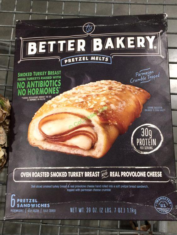Better Bakery Turkey Pretzel Melt 6/6.5 OZ CostcoChaser