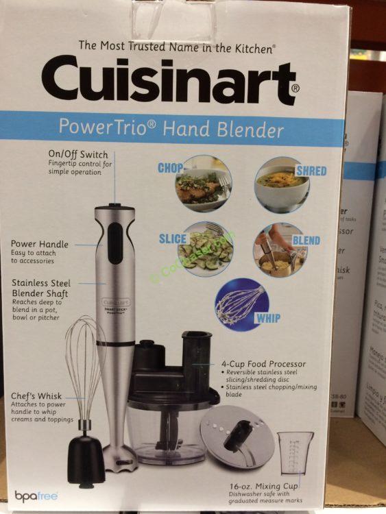 Restored Cuisinart CSB80 Smart Stick Power Trio High Torque Hand Blender  (Refurbished) 