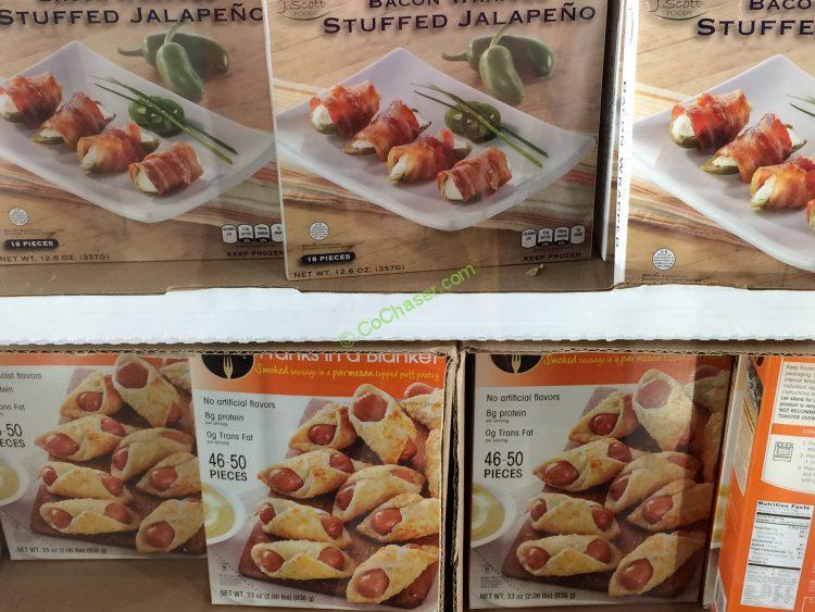 J. Scott Foods Bacon Wrapped Jalapeno 18 Count Box CostcoChaser