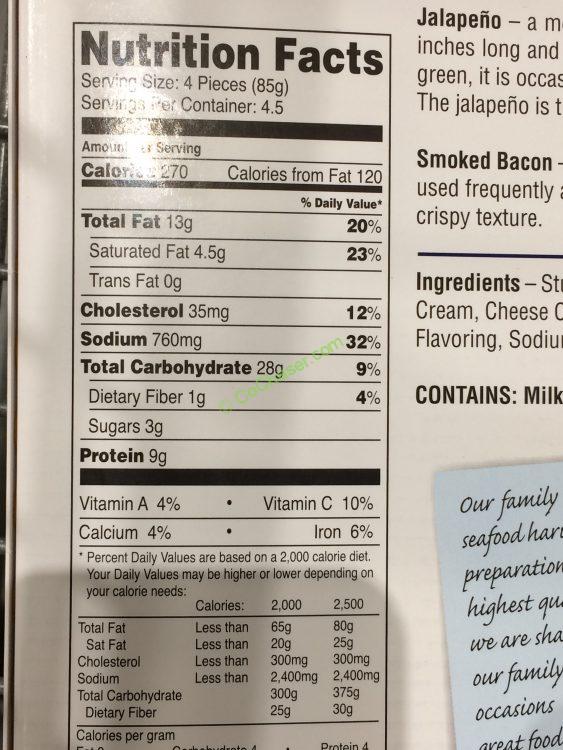 J. Scott Foods Bacon Wrapped Jalapeno 18 Count Box CostcoChaser