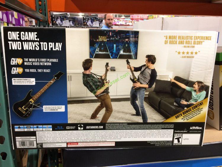 Costco Guitar Hero Live Ps4 Box Costcochaser