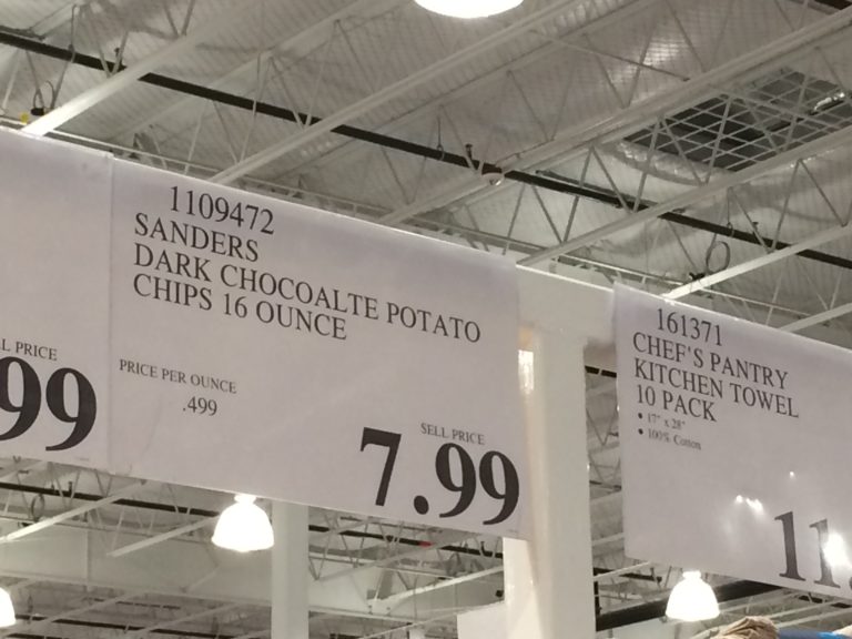 Sanders Dark Chocolate Potato Chips 16 Ounce CostcoChaser
