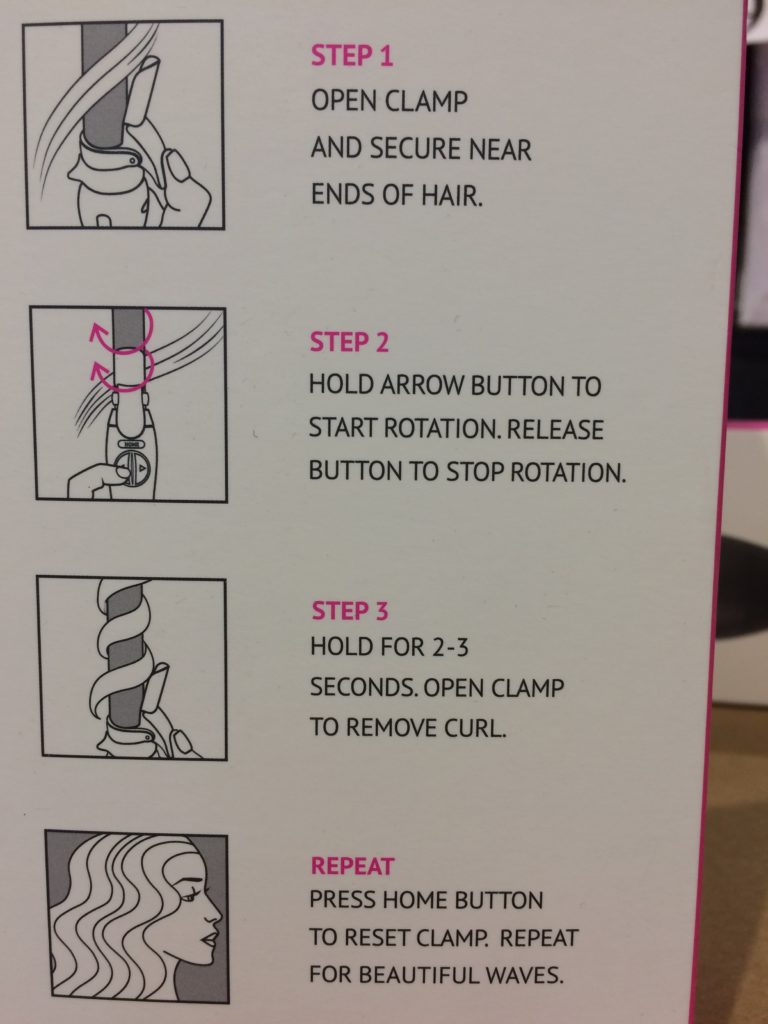 Costco1114523BeachwaverS1CeramicRotatingCurlingIronBundleuse