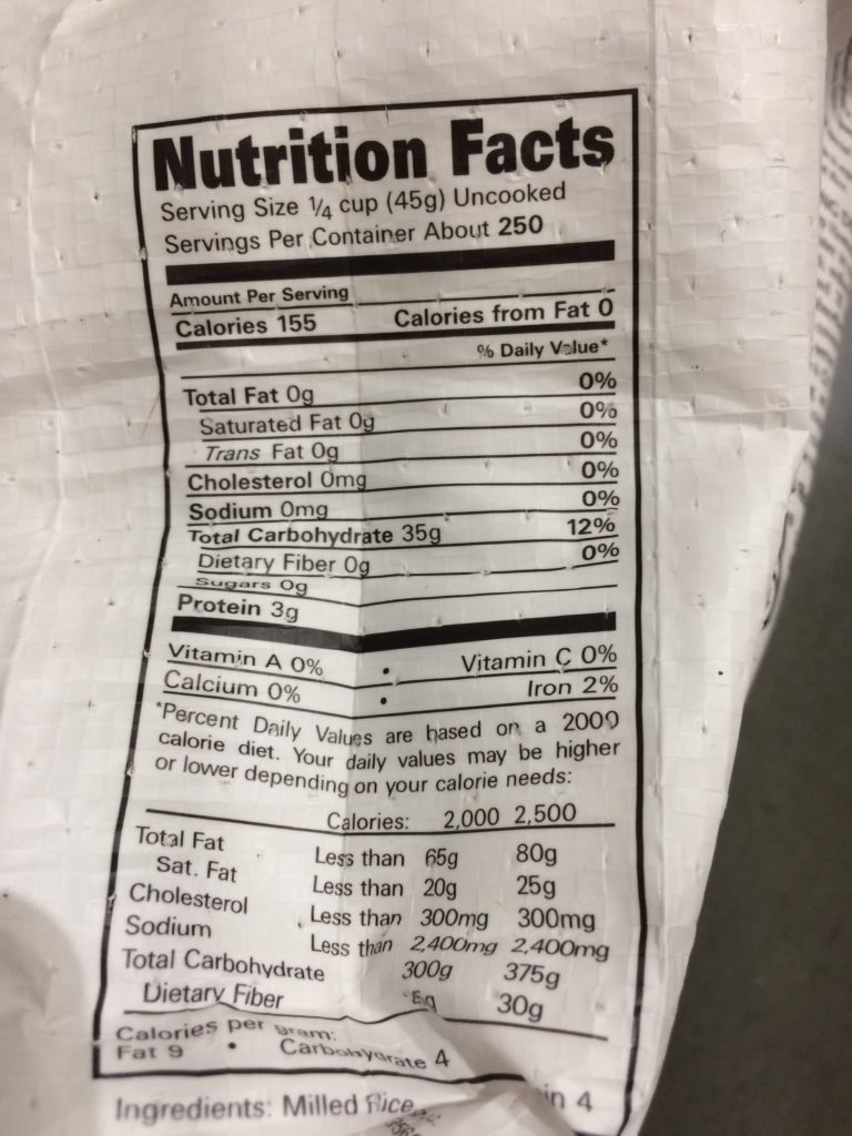 Costco207HOMAICalroseRicechart CostcoChaser