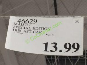 Costco-46629-Maisto-Special-Edition-Diecast-Car-tag