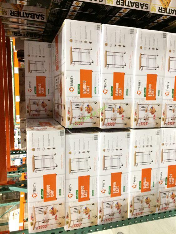 Costco723142TrinityKitchenCartwithBambooCuttingBoardall CostcoChaser
