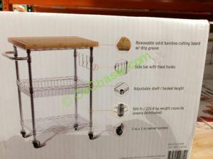 Costco-723142-Trinity-Kitchen-Cart-with-Bamboo-Cutting-Board-spec