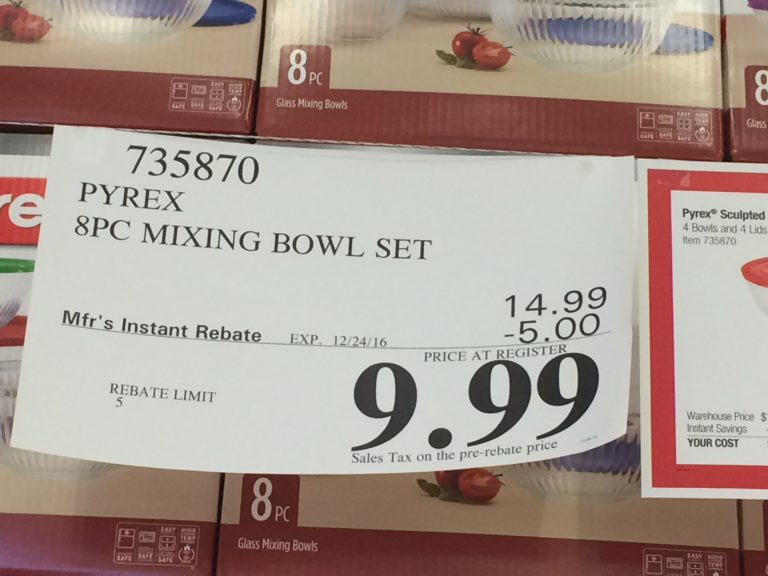 Costco735870Pyrex8PCMixingBowlSettag CostcoChaser