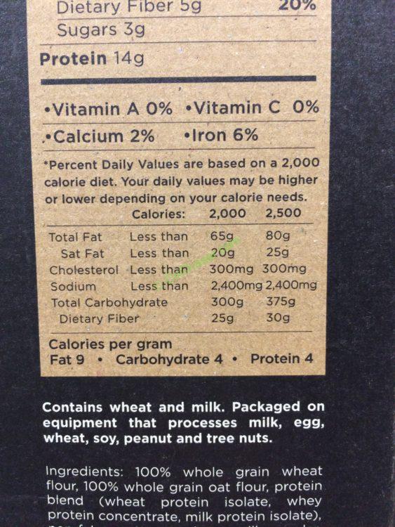 Costco834603KodiakPowerCakesFlapjackWaffleMixchart1 CostcoChaser
