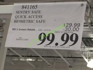 Costco-841165-Sentry-Safe-Quick-Access-Biometric-Safe-tag