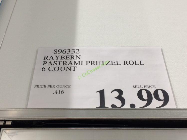 Costco896332RaybernPastramiPretzelRolltag CostcoChaser