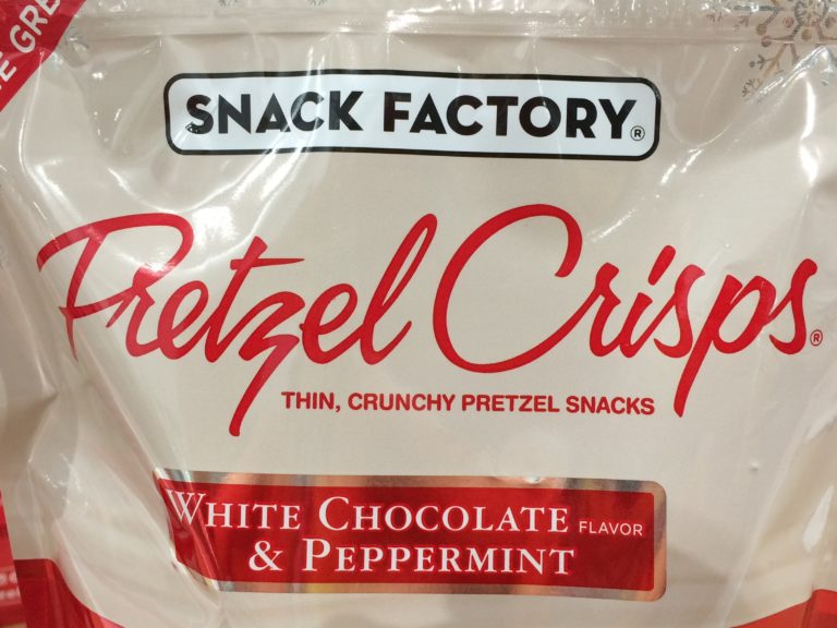 Snack Factory White Peppermint Pretzel Crisps 20 OZ CostcoChaser