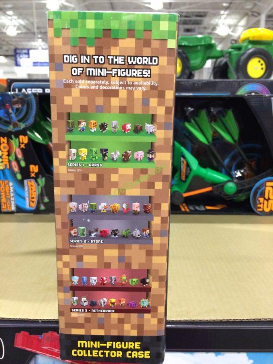 minecraft collector case & 10 mini figures