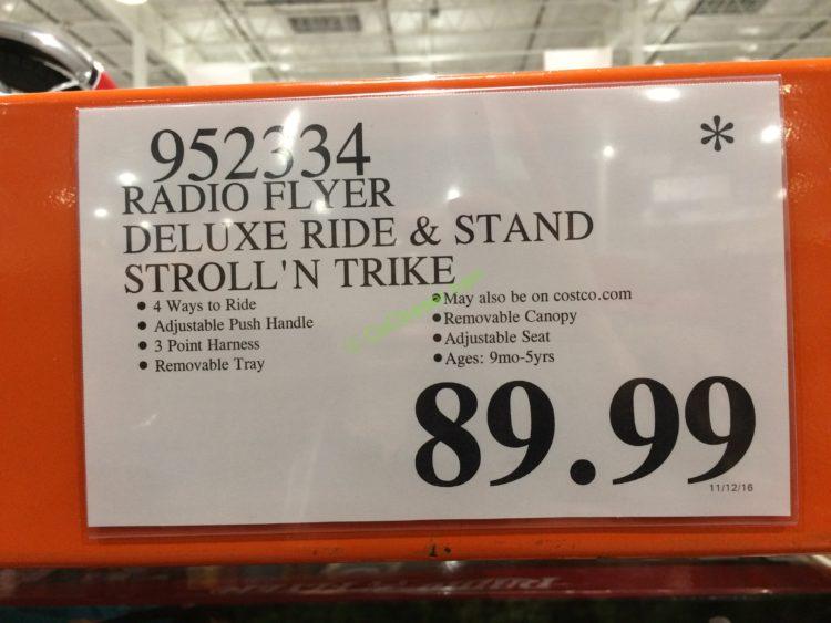Costco-952334-Radio-Flyer-Deluxe-Ride-Stand-StrolN-Trike-tag