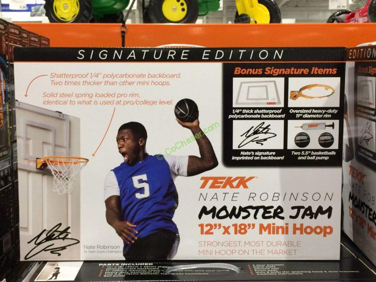 Monster Jam Mini Basketball Hoop Nate Robinson Edition