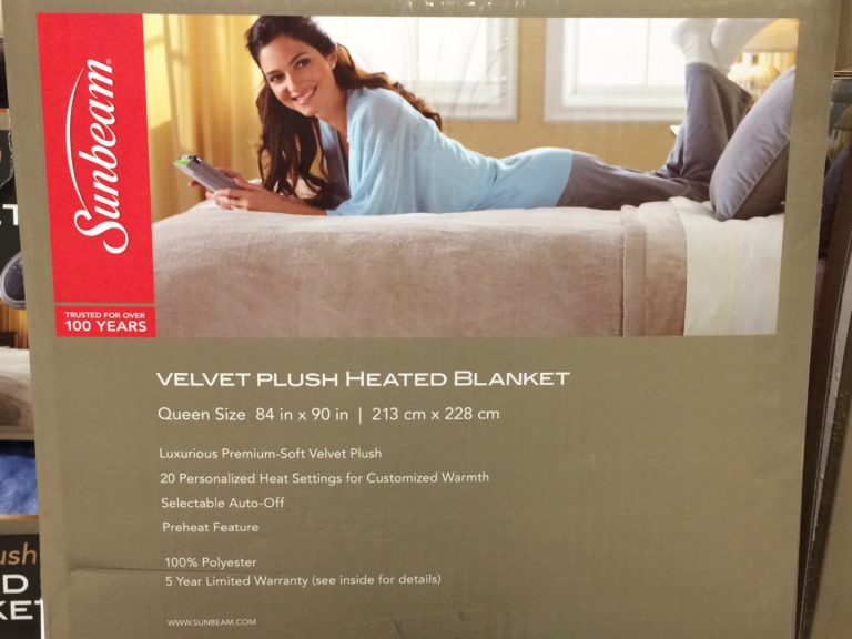 Sunbeam Heated Blanket, Queen or King CostcoChaser