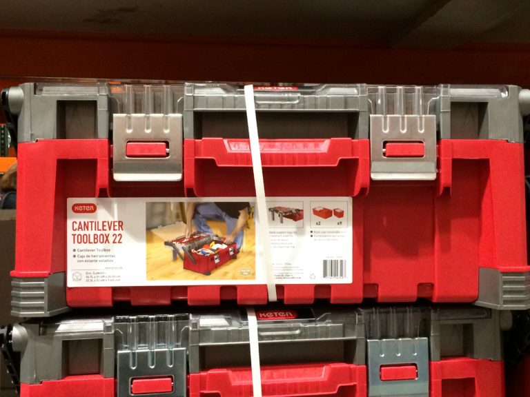 Keter North America 22” Cantilever Toolbox CostcoChaser