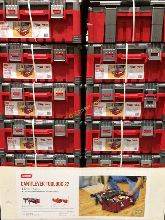 costco1092087KeterNorthAmerica22CantileverToolboxall CostcoChaser