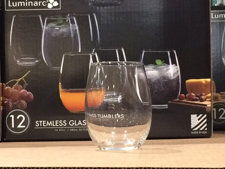 Luminarc Stemless Glass 12PC Set CostcoChaser