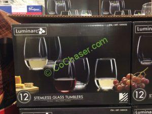 costco-1099436-Luminarc-Stemless-Glass-12PC-Set-box