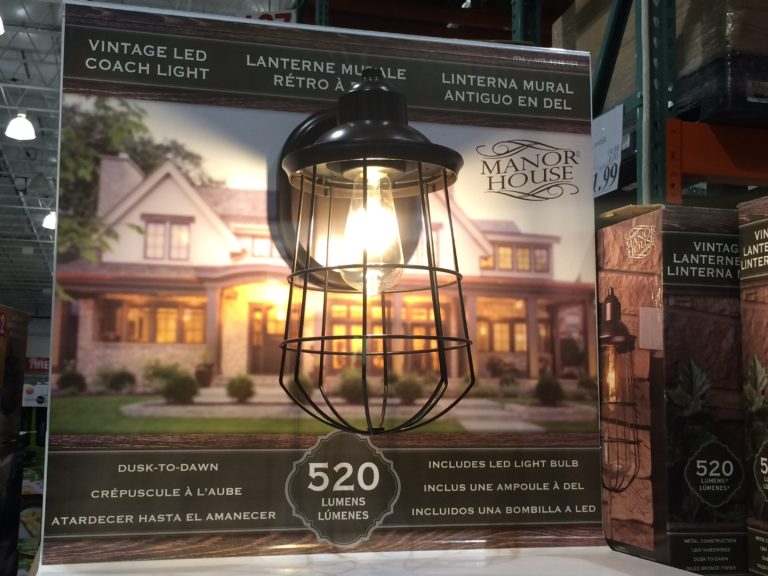 Manor House Vintage LED Coach Light CostcoChaser