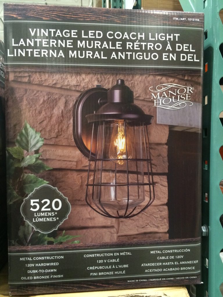 Costco1015194ManorHouseLEDCoachLightbox CostcoChaser