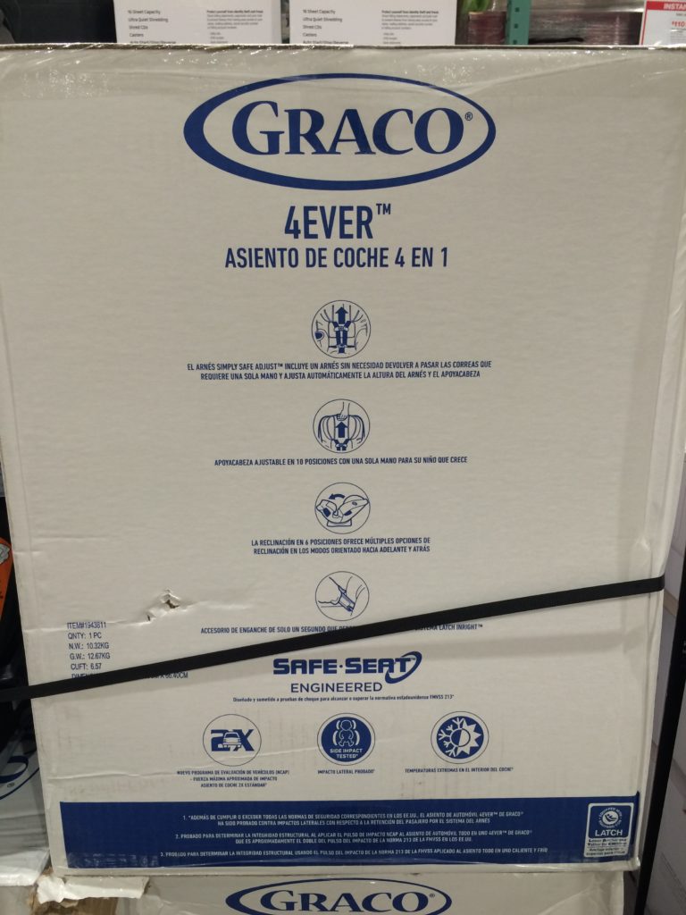 Costco1048932GRACO4ever4IN1CarSeatback CostcoChaser