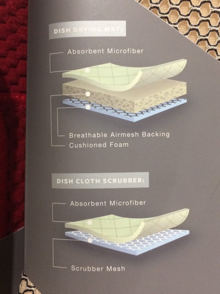 Costco1062682MicromaxMicrofiberDishDryingMats ClothScrubbers