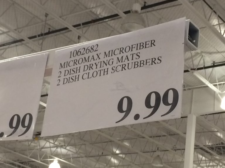 Costco1062682MicromaxMicrofiberDishDryingMats ClothScrubbers