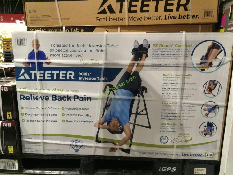 Costco1068447TeeterInversionTableModel900IAbox CostcoChaser