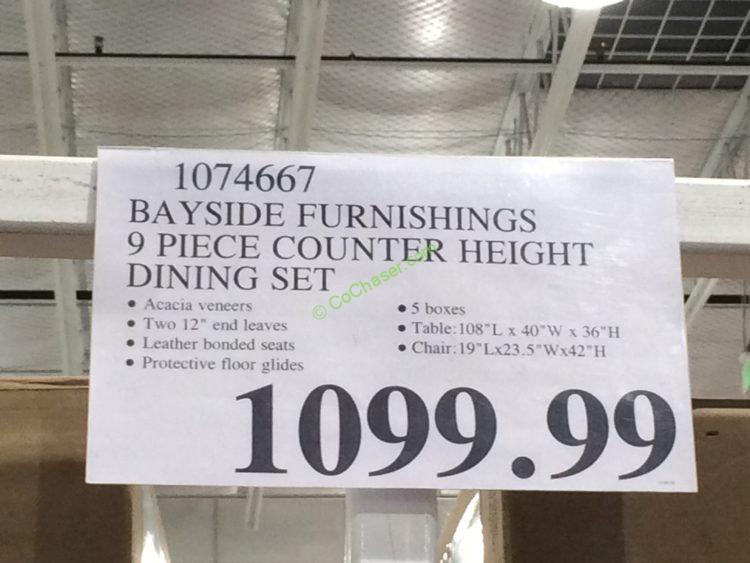 Costco-1074667-Bayside-Furnishings-9PC-Counter-Height-Dining-Set-tag