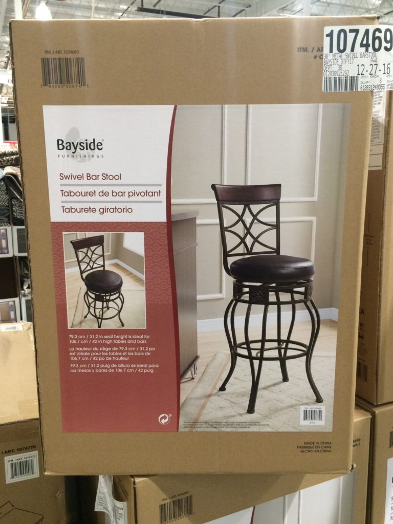 Costco1074690BaysideFurnishings30SwivelBarstoolbox CostcoChaser