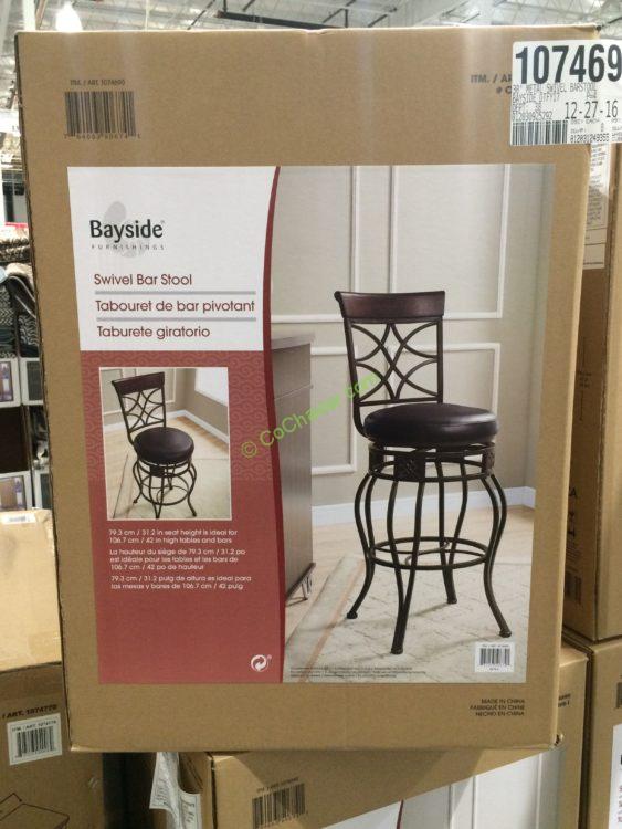 Costco1074690BaysideFurnishings30SwivelBarstoolbox CostcoChaser