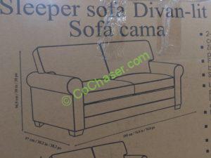 Costco-1074703-Synergy-Home –Sleeper-Sofa-size