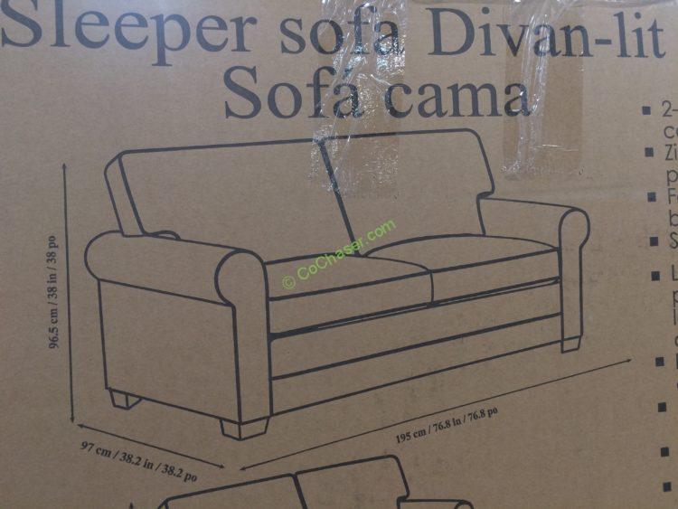 Costco1074703SynergyHome SleeperSofasize CostcoChaser