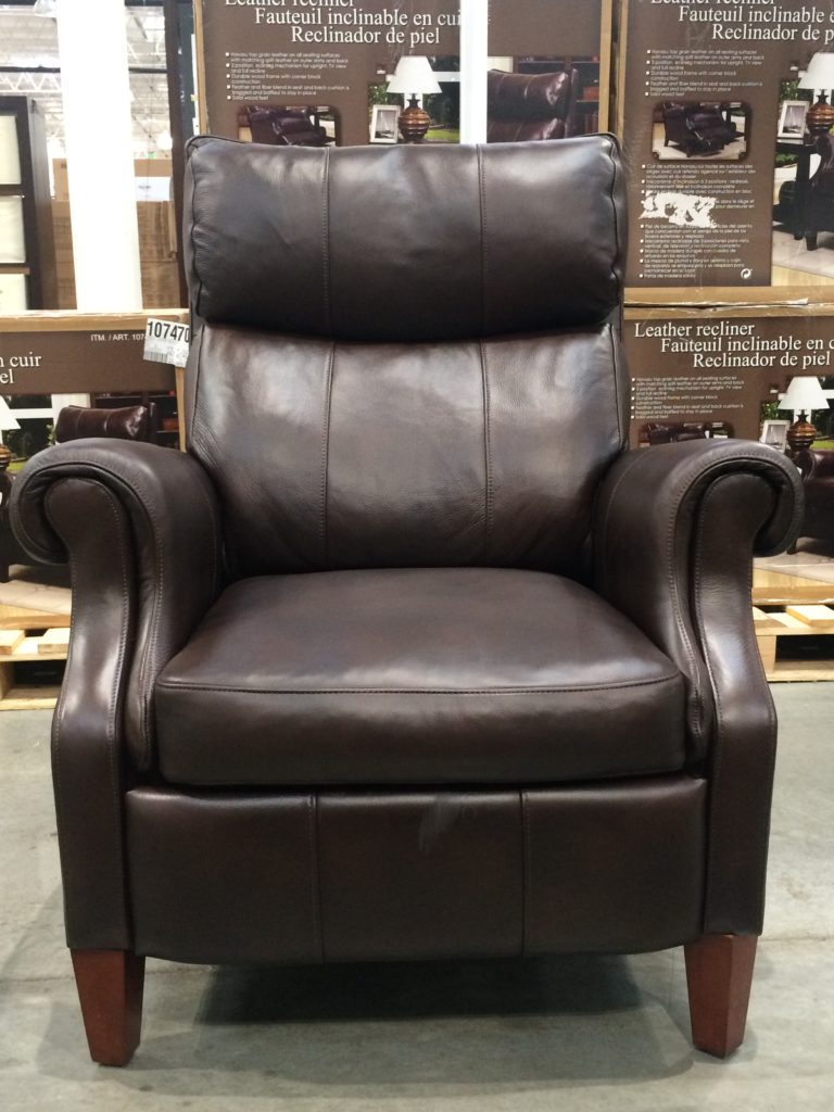 Costco1074709SynergyHomeLeatherPushbackRecliner CostcoChaser